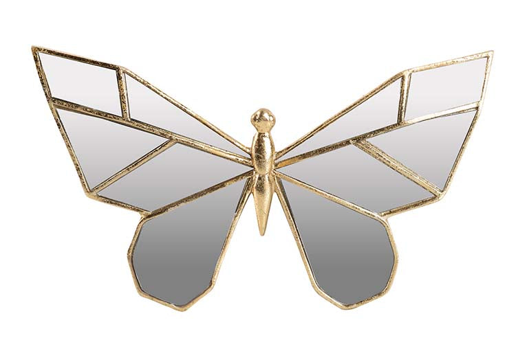 Figure Miroir en résine papillon 27x16x2 cm