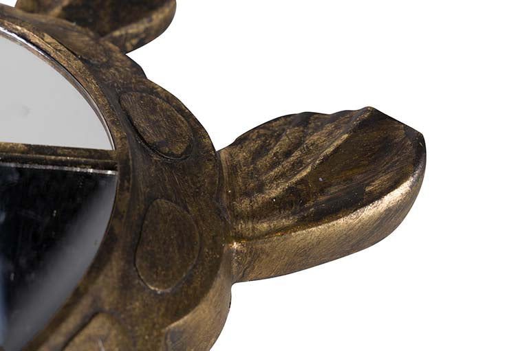 Figura Mirror di resina di tartaruga 39x34x6 cm