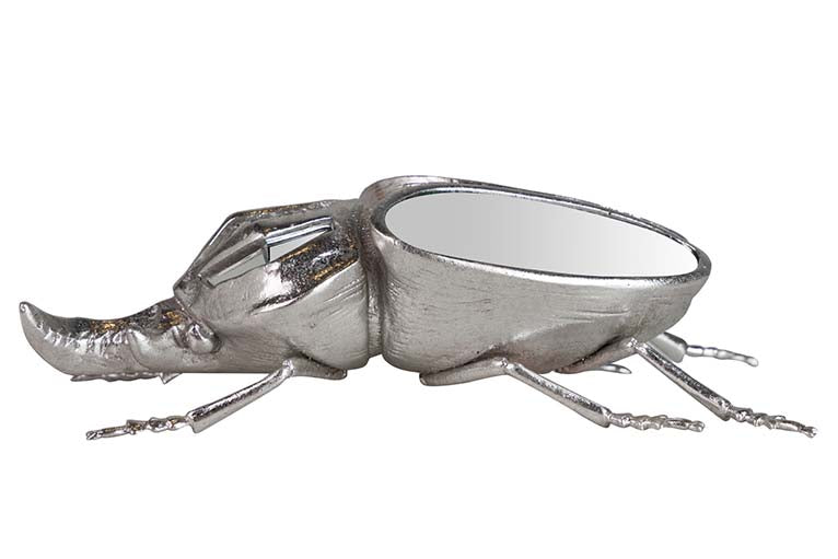 Miroir de résine de coléoptère 19x12x7 cm