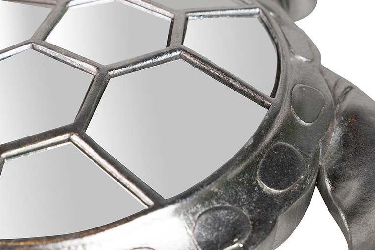 Figura Turtle Silver Mirror 39x34x6 cm