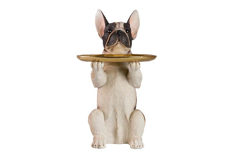 Bulldog Dog Resin 33x30x51 cm