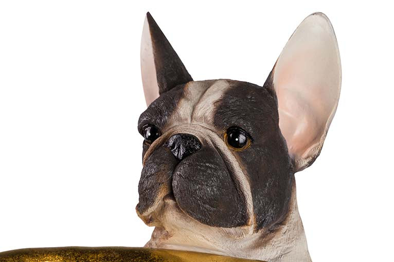 Bulldog Dog Resin 33x30x51 cm