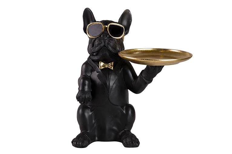 Bulldog Dog Resin 35x30x41 cm