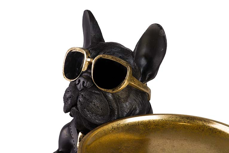 Bulldog Dog Resin 35x30x41 cm