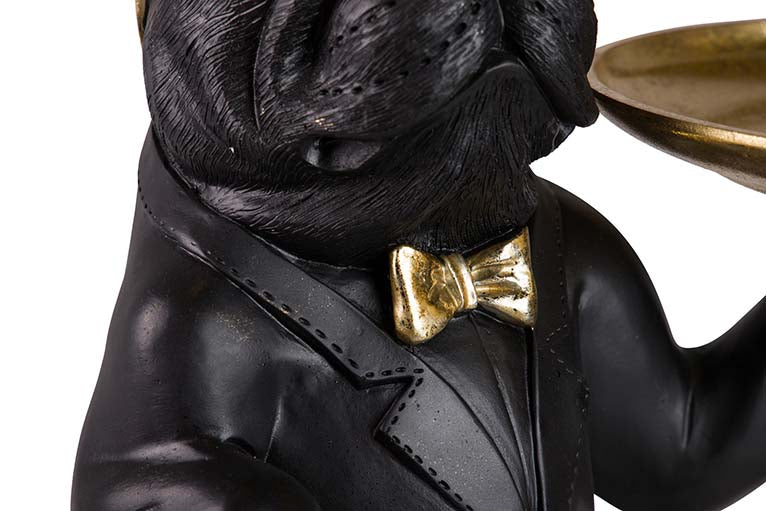 Bulldog Dog Resin 35x30x41 cm