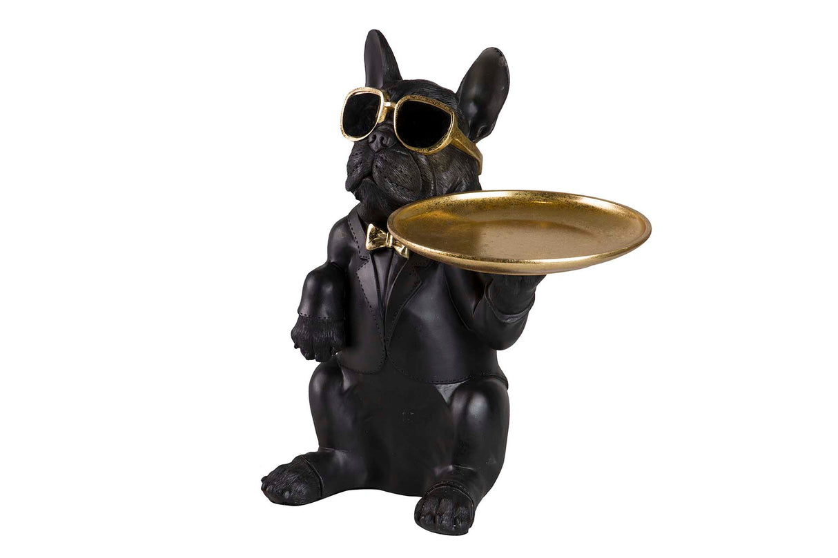 Bulldog Dog Resin 35x30x41 cm