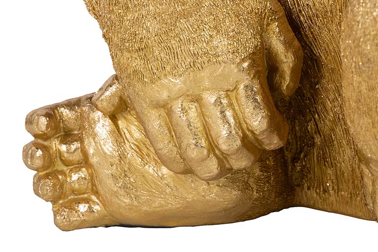 Golden Gorilla Figura 69x54x91 cm