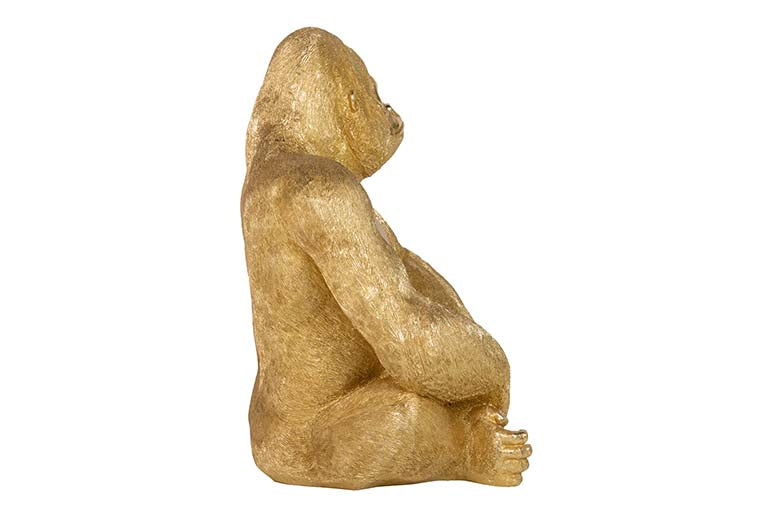 Golden Gorilla Figura 69x54x91 cm
