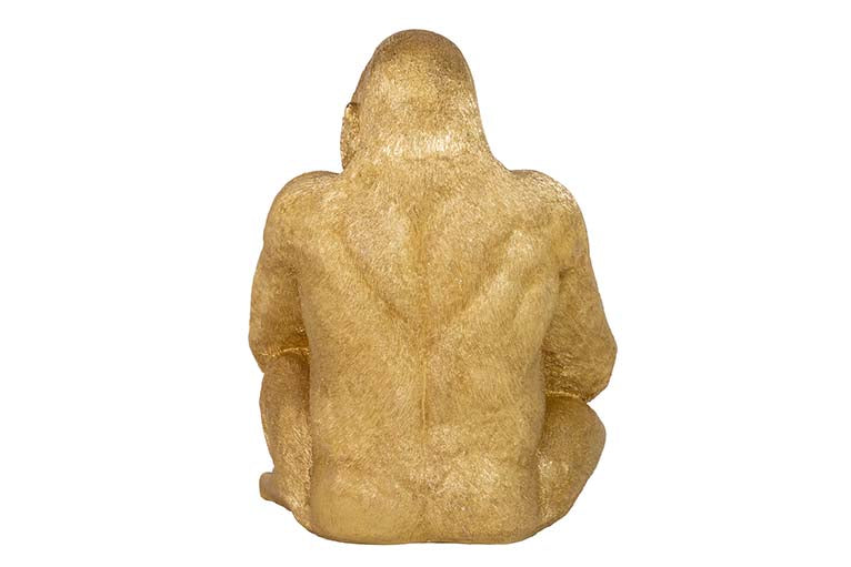 Golden Gorilla Figura 69x54x91 cm