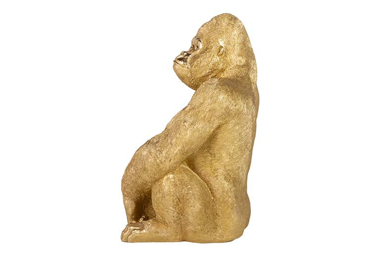 Golden Gorilla Figura 69x54x91 cm