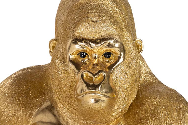 Golden Gorilla Figura 69x54x91 cm