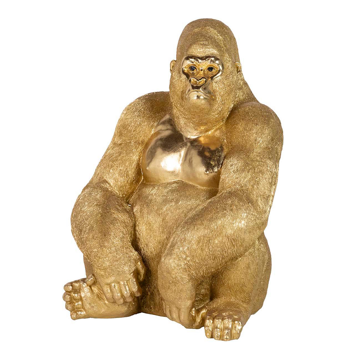 Golden Gorilla Figura 69x54x91 cm