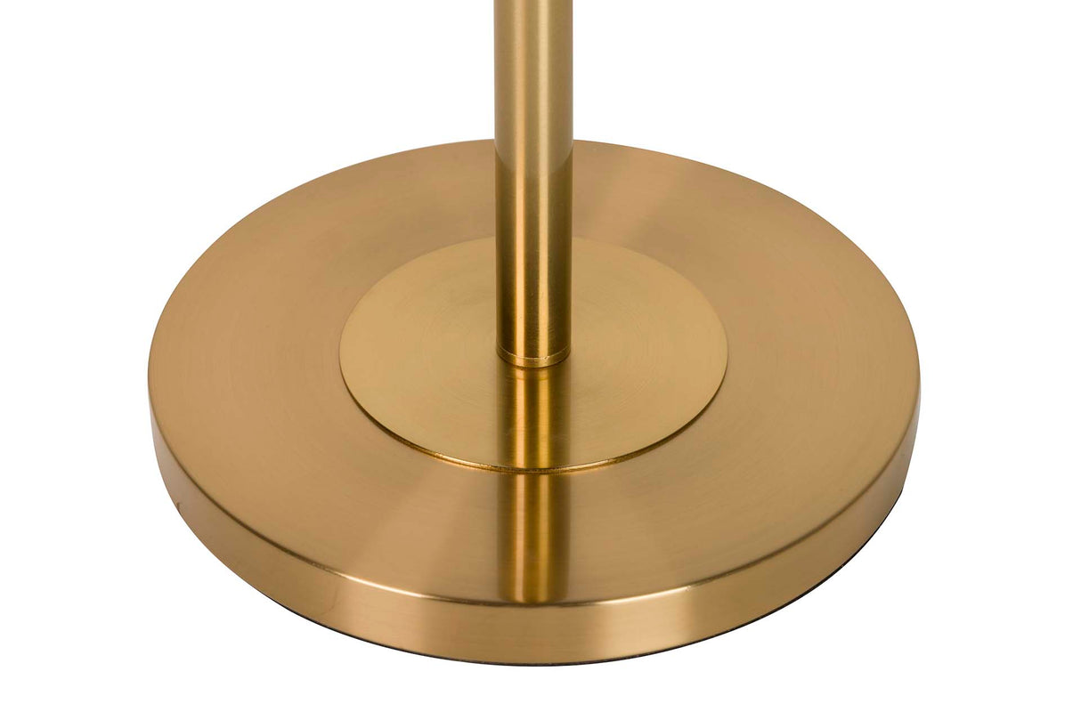 Lampe en métal en verre doré 40x40x160 cm