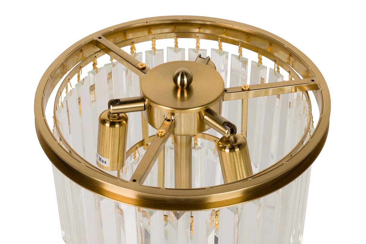 Golden Metall Metall Tischlampe 30x30x60 cm