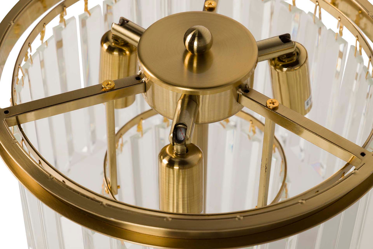 Golden Metall Metall Tischlampe 30x30x60 cm