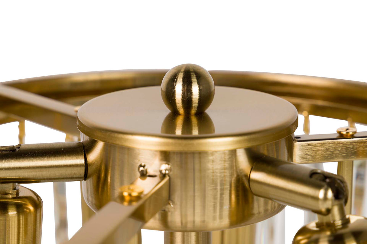 Golden Metall Metall Tischlampe 30x30x60 cm