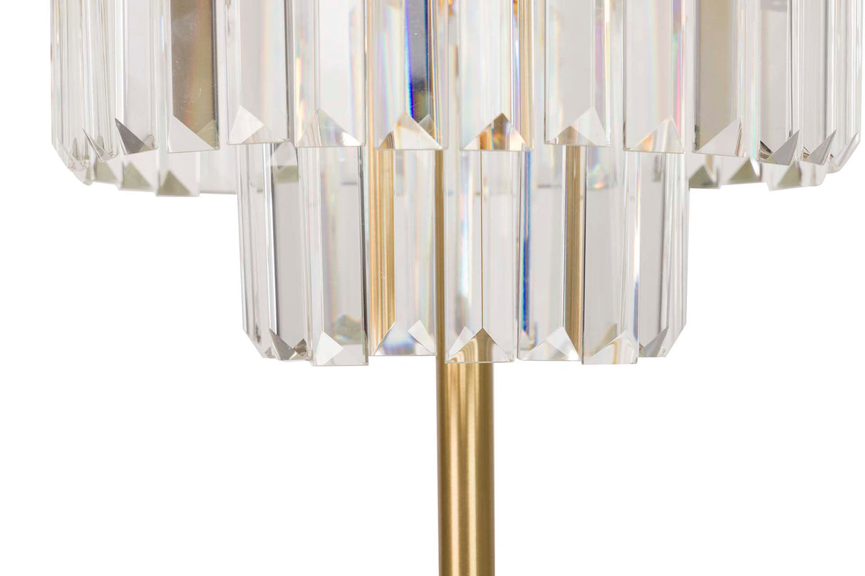 Golden Metall Metall Tischlampe 30x30x60 cm