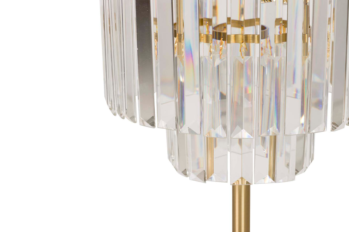 Golden Metall Metall Tischlampe 30x30x60 cm