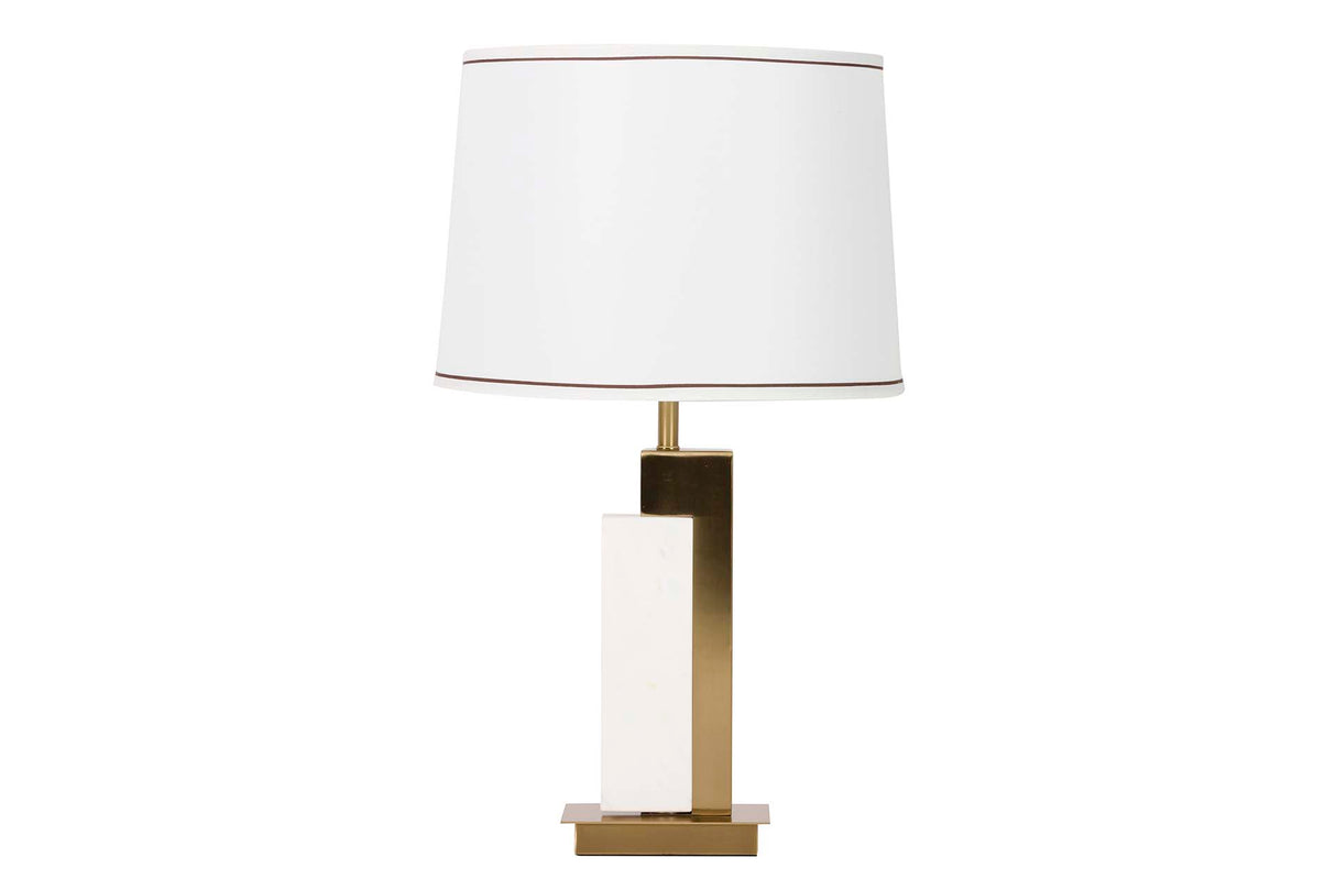 Lampada da tavolo in metallo in marmo 36x36x62 cm