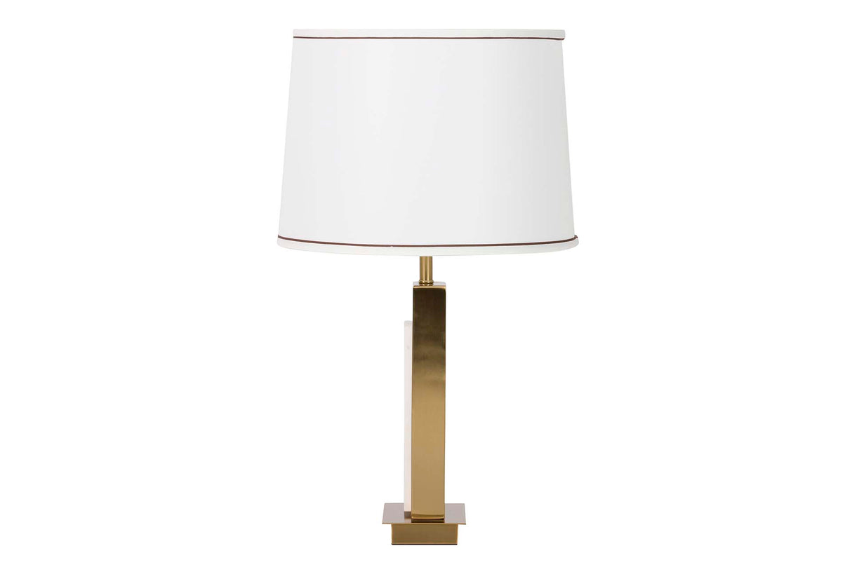 Lampada da tavolo in metallo in marmo 36x36x62 cm