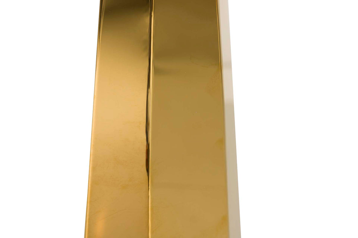 Lampada da incontro in metallo nero 40x40x72 cm