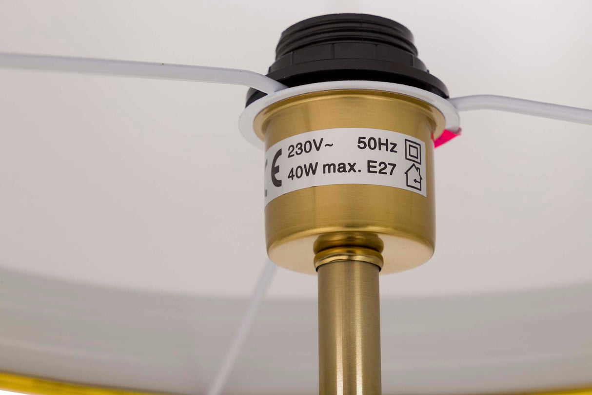 Lampada desktop in cristallo metallico 38x38x68 cm