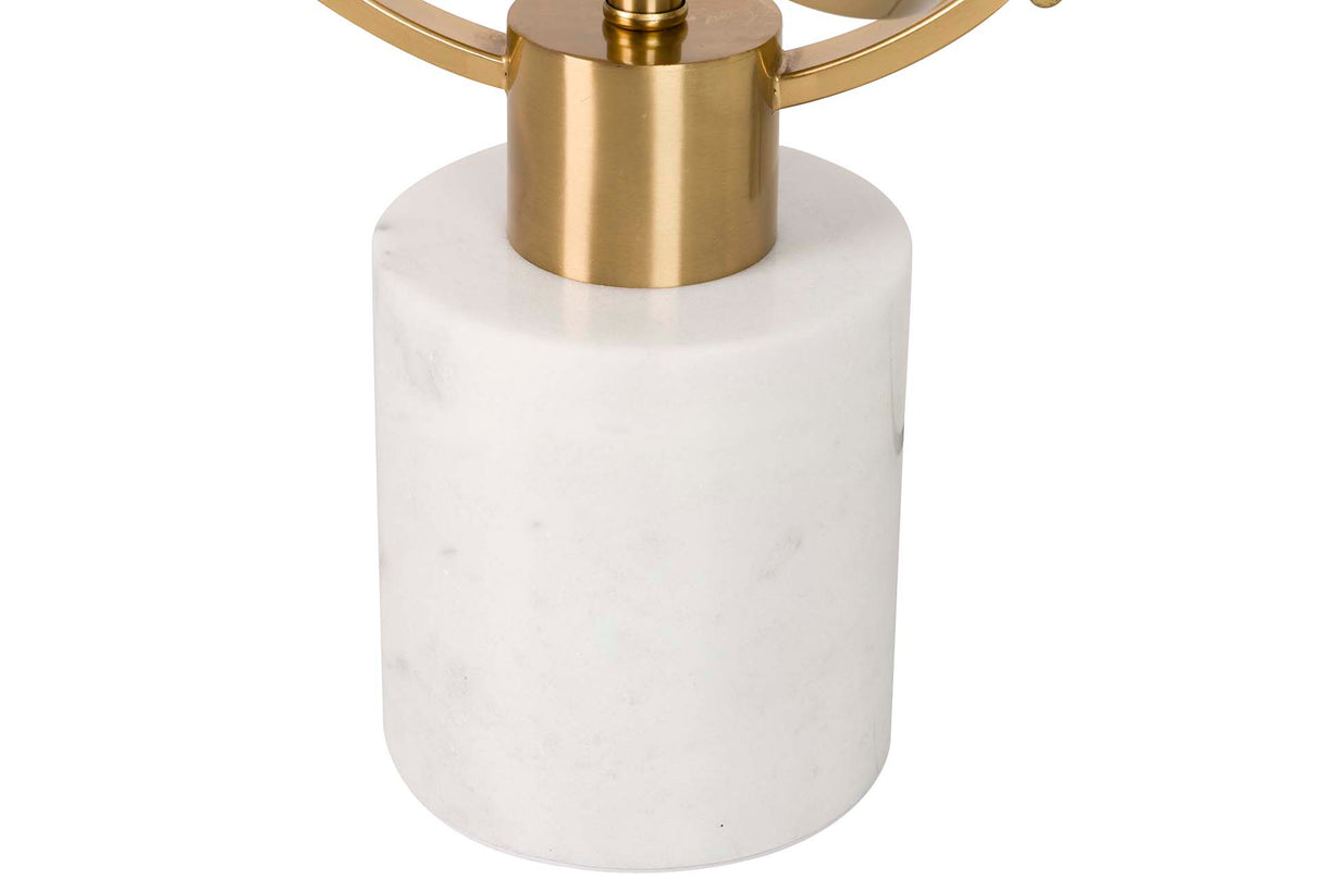Gold Marmor Metall Lampe 40x40x70 cm