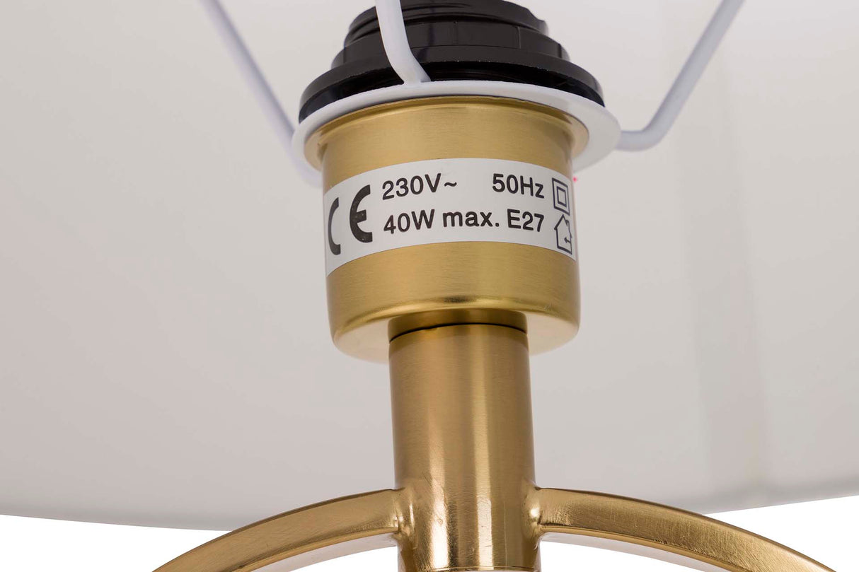 Gold Marmor Metall Lampe 40x40x70 cm