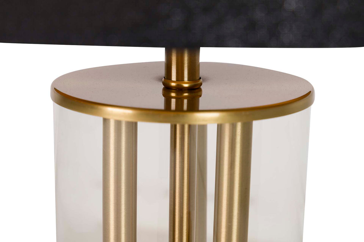 Goldkristallmetall -Set 38x38x65 cm