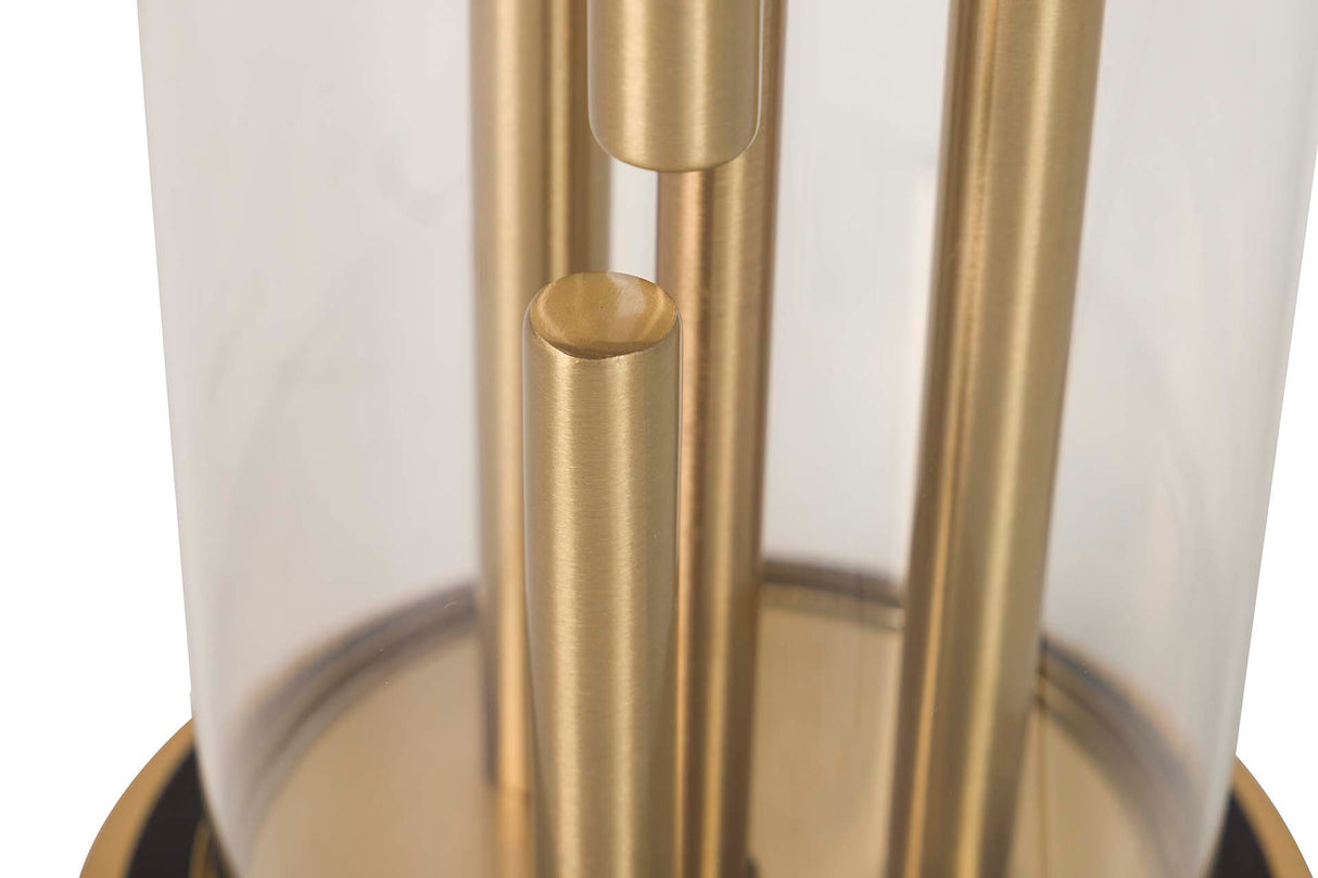 Goldkristallmetall -Set 38x38x65 cm