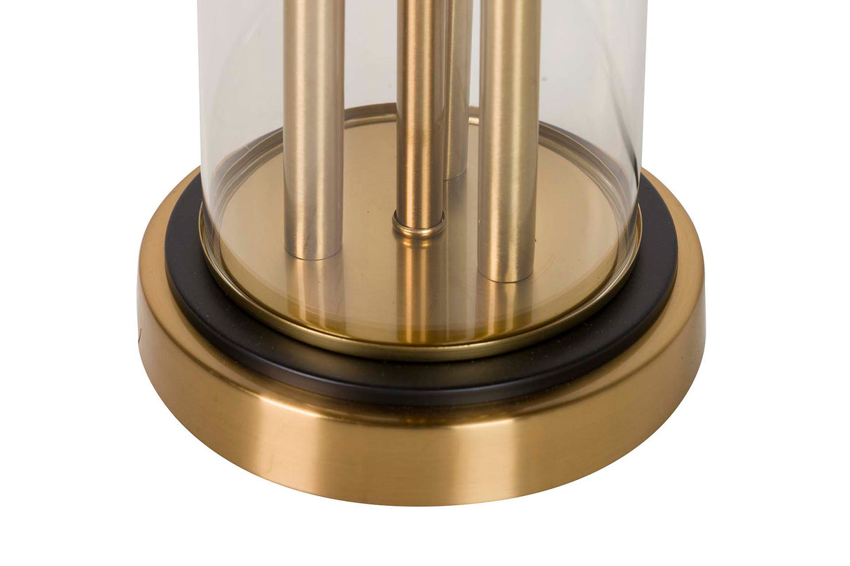 Goldkristallmetall -Set 38x38x65 cm