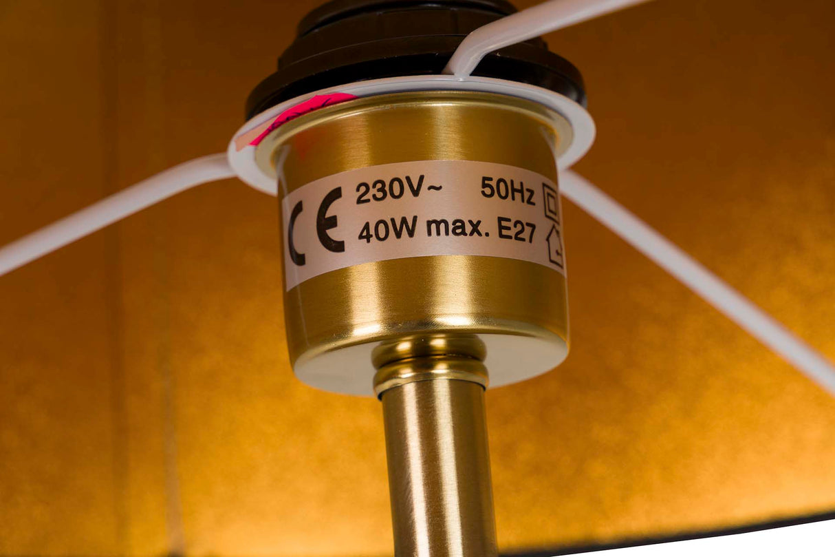 Goldkristallmetall -Set 38x38x65 cm