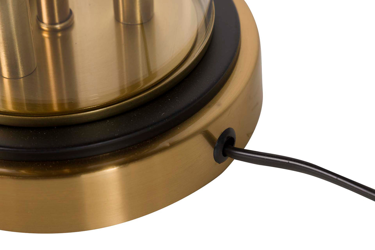 Goldkristallmetall -Set 38x38x65 cm