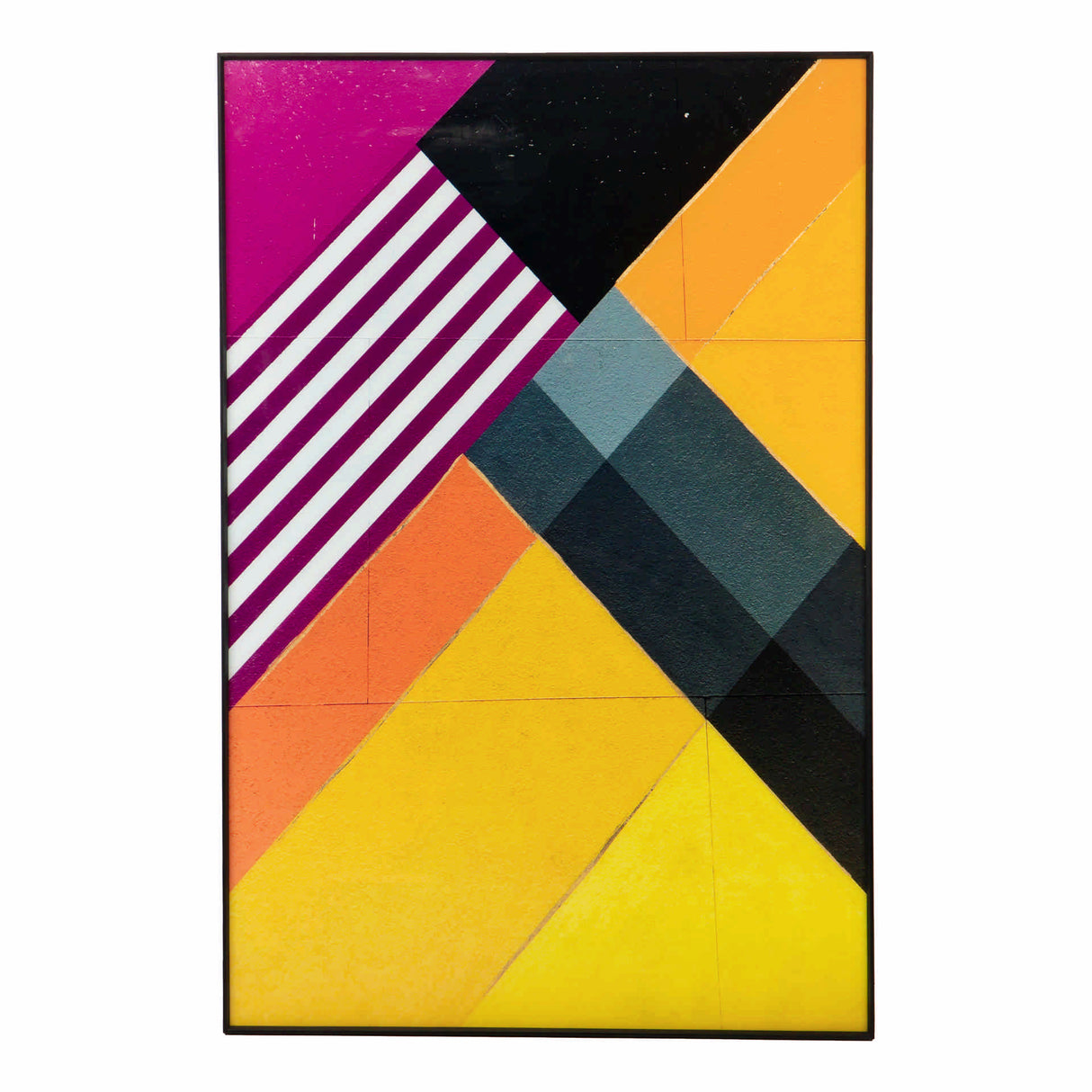 Formulaires de boîte à cristal en papier avec un cadre 100x3,6x150 cm