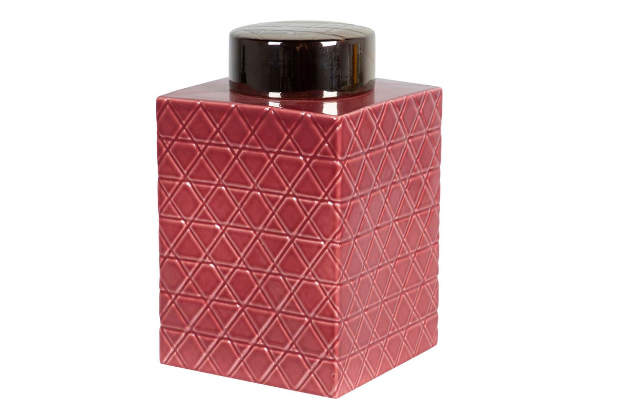 19x19x31 cm Tibor in ceramica dorata