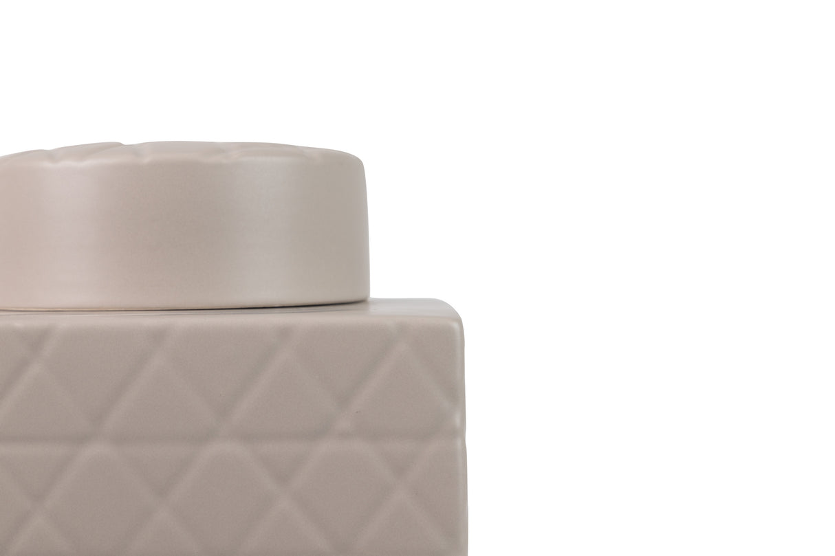 Céramique Tibor Matte Grey 19x19x31 cm