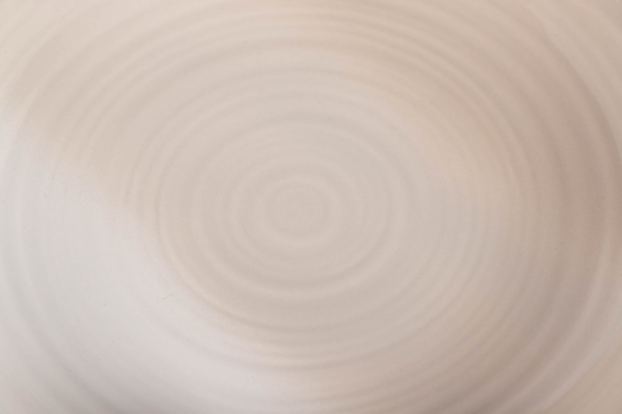 Centre en céramique beige 26x26x5 cm