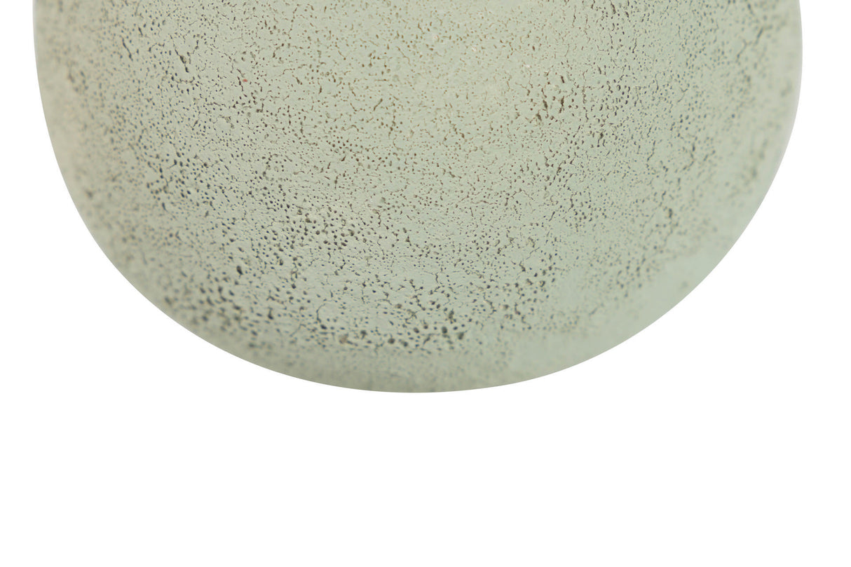 Baule en céramique verte 9x9x8 cm