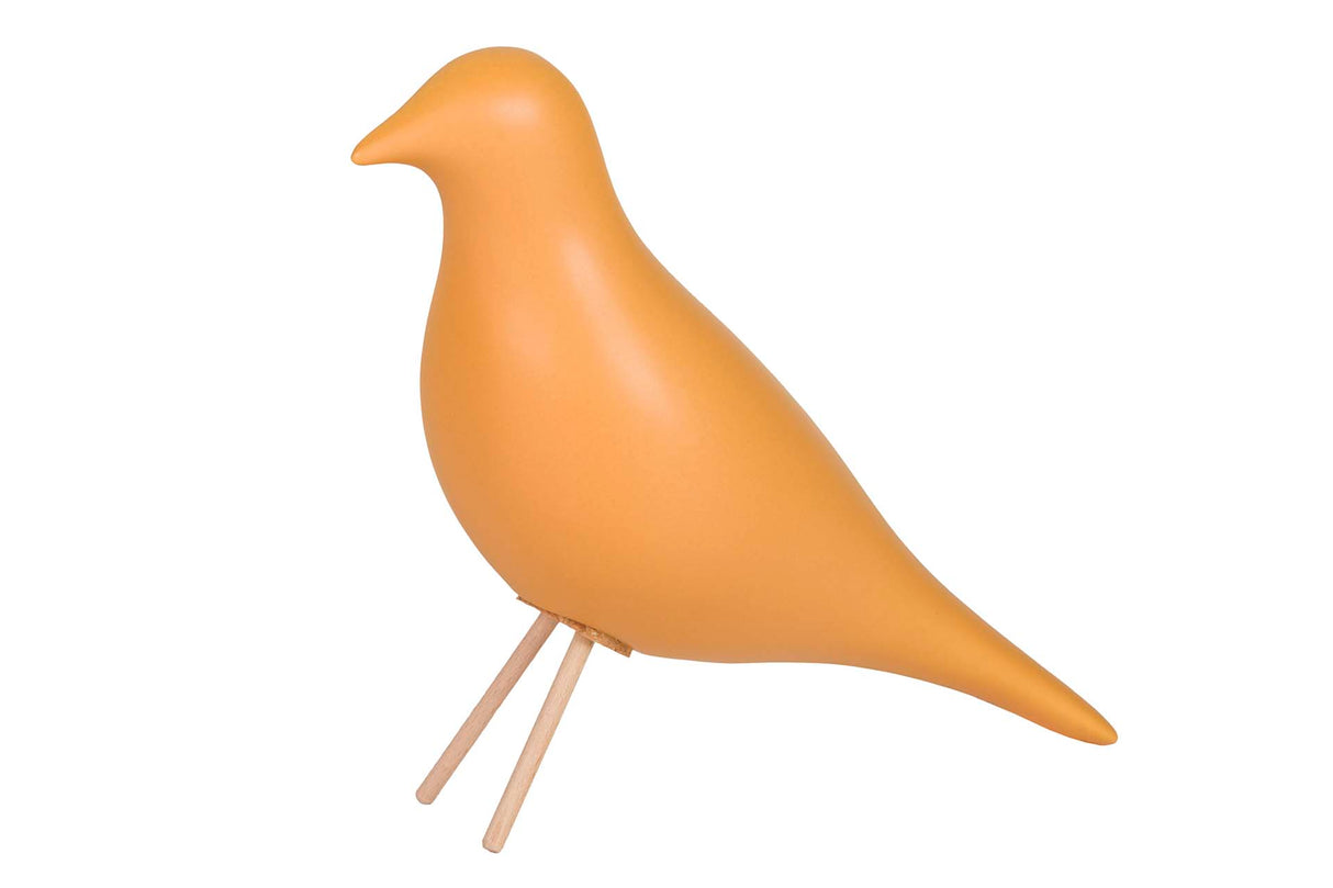 Uccello ceramico giallo 24x10x20 cm