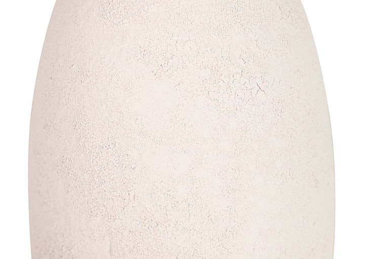 Floe de cerâmica bege 16x16x37 cm