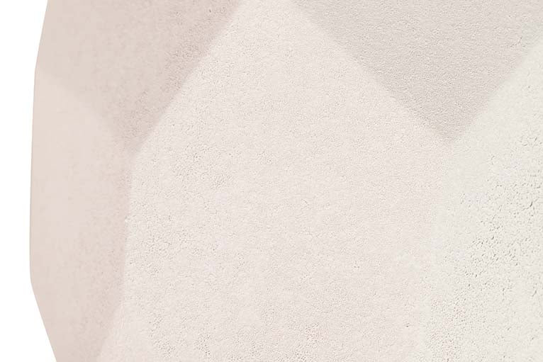 Vase ceramico Biege 27x27x48 cm