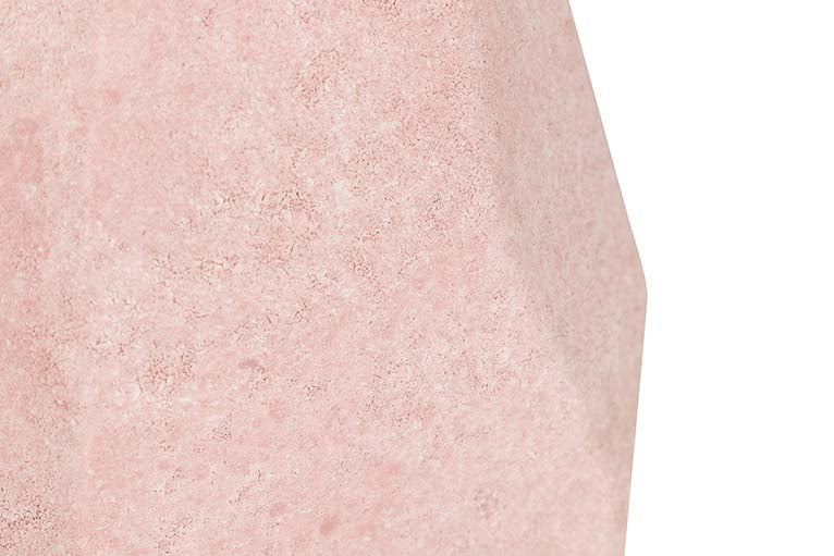 Rosa Keramikvase 27x27x48 cm