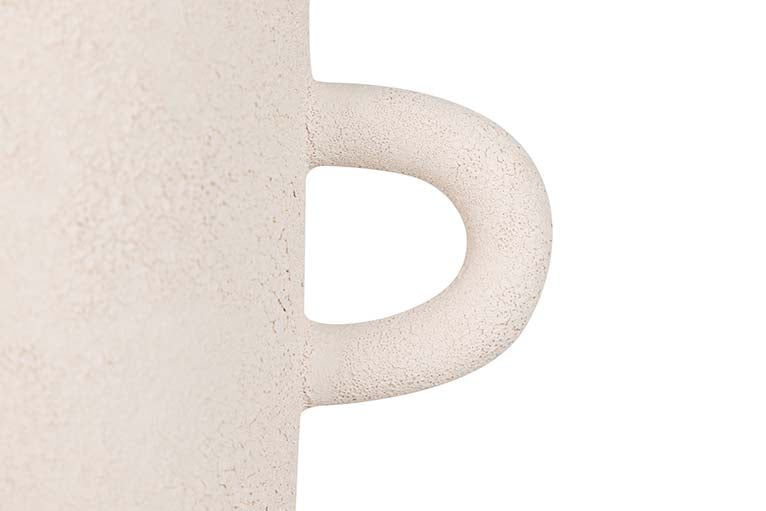 Beige Keramikvase 21x12x31 cm