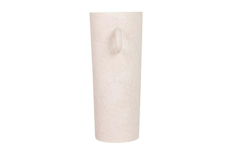Beige Keramikvase 21x12x31 cm