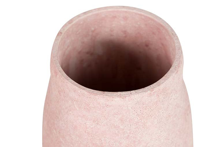 Vaso ceramico rosa 15x15x31 cm