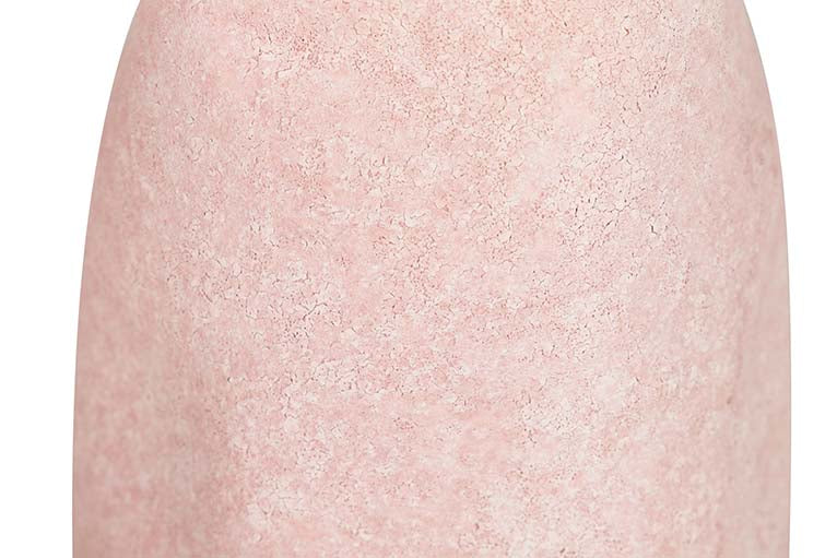 Vaso ceramico rosa 15x15x31 cm