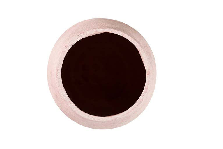Vaso ceramico rosa 15x15x31 cm
