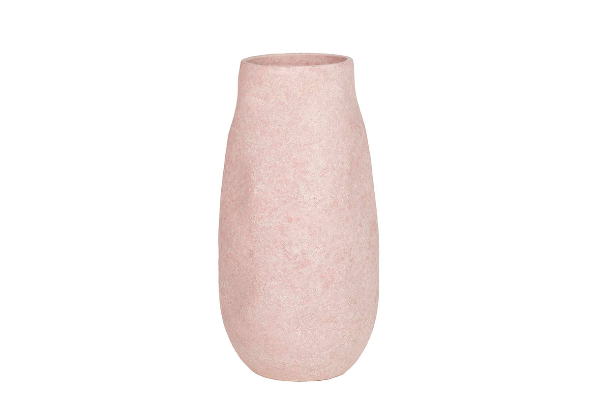 Vaso ceramico rosa 15x15x31 cm