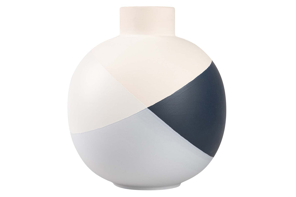 Blau weißer Keramik Florer 24x24x26 cm