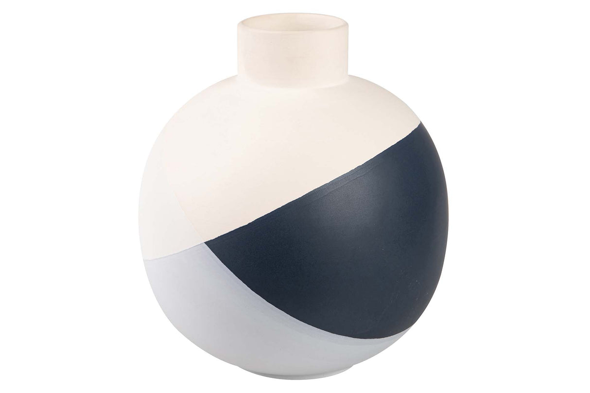 Blau weißer Keramik Florer 24x24x26 cm